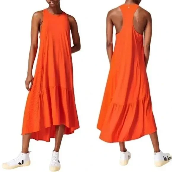 knee length dresses for ladies Sweaty Betty Explorer Ace Midi Dress  Bluefly
